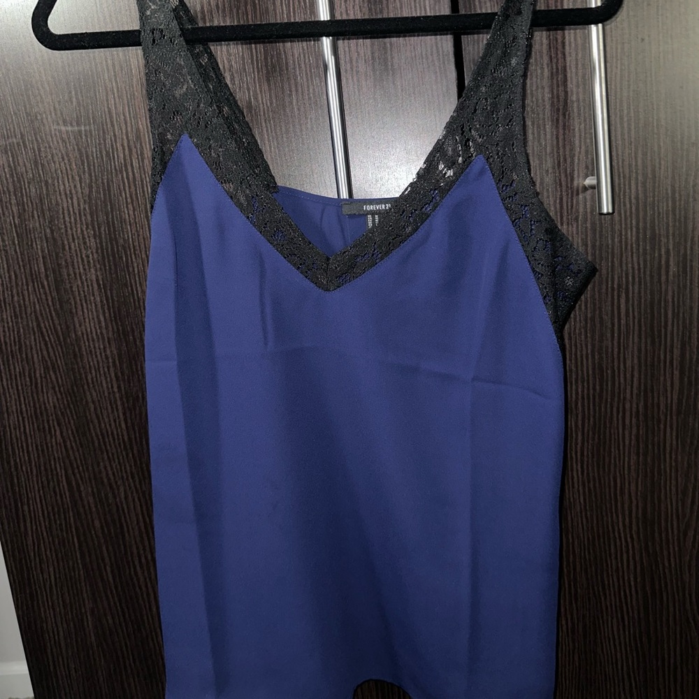 Navy Blue Forever 21 top size M